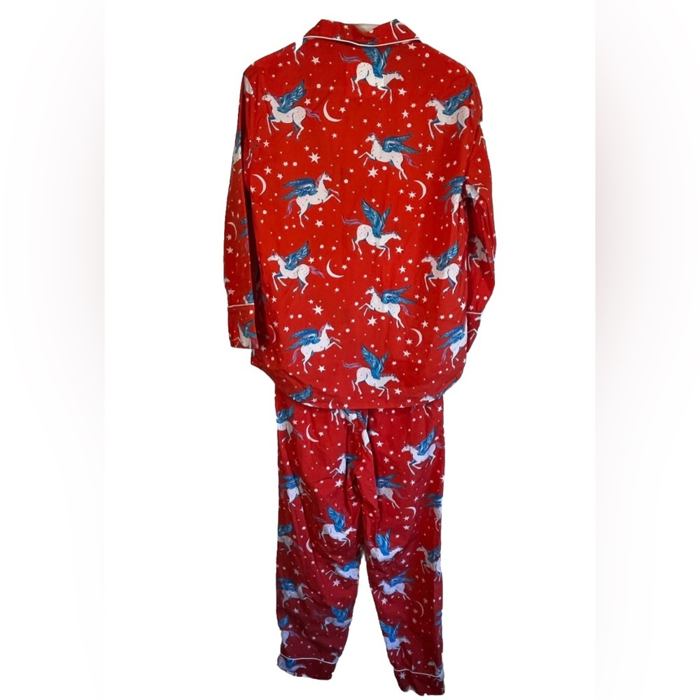 Printfresh Moon Flight Pegasus Unicorn Organic
Cotton Long Pajama Set Size XXS - Picture 6 of 7